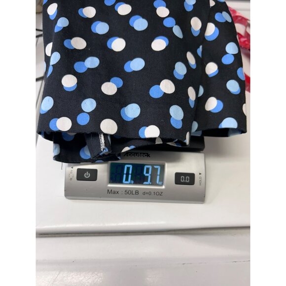 Rikki J. New York Womens Polka Dot Blouse Size 12 Cotton/Spandex - Picture 7 of 7